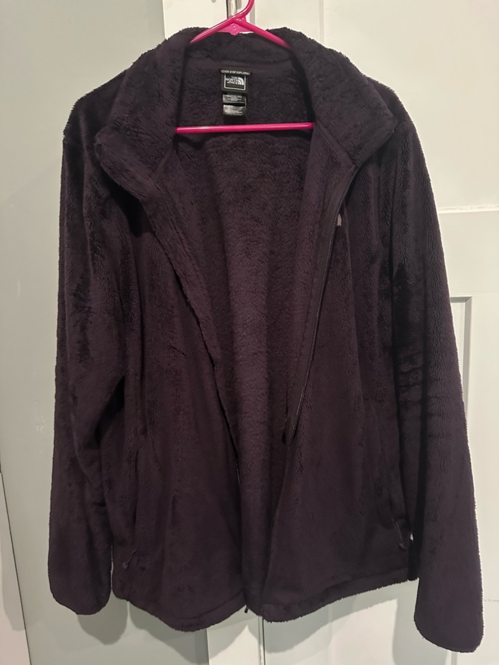 The North Face Women's Plush Teddy Jacket - Plum